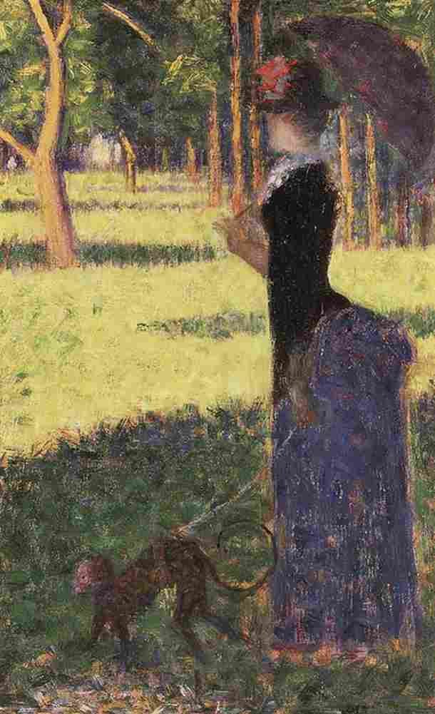 seu a Woman with a Monkey Art A4 Photo Print
