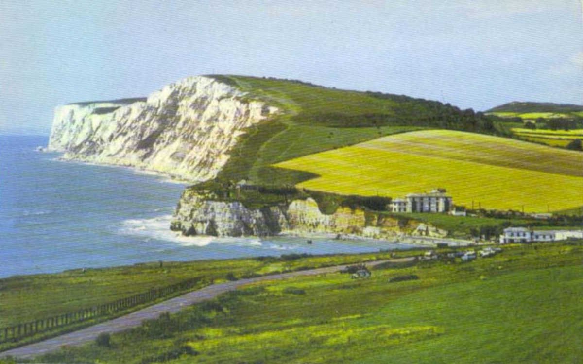 seven sisters cliffsVintage 1880s 1900s A4 Photo Print