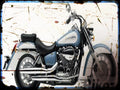 shadow classic 400 Honda A4 Photo Print Motorbike Vintage Aged