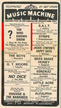sham69MUSICMACHINEdec1977SMALL(72) Punk Flyer A4 Photo Print