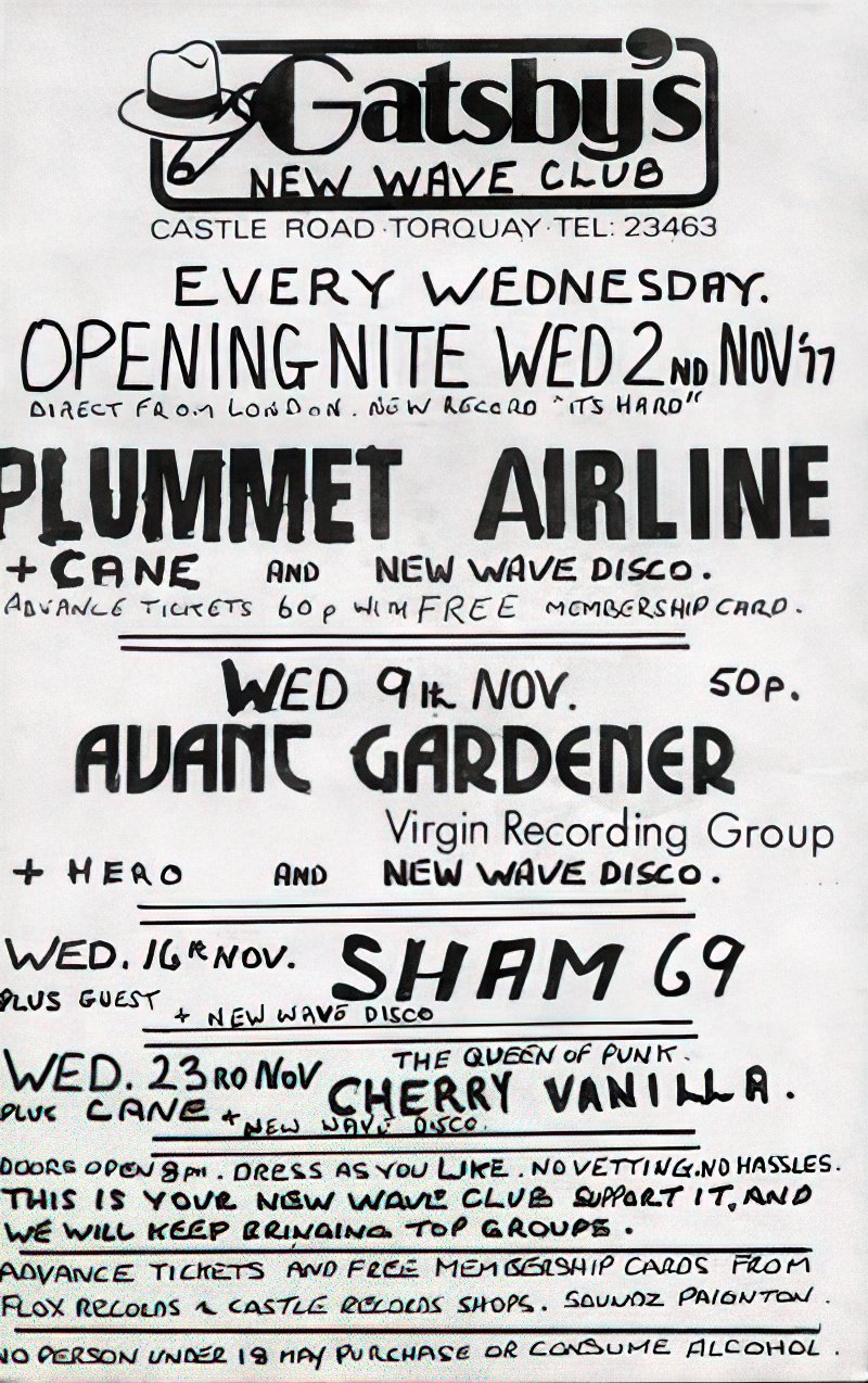 sham69gatsbyflyerEDITsmall(72) Punk Flyer A4 Photo Print