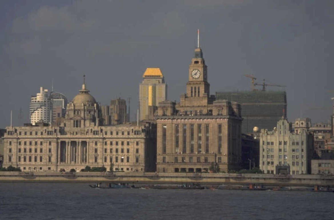 shanghai bund hsbc 1980s 1990s A4 Photo Print