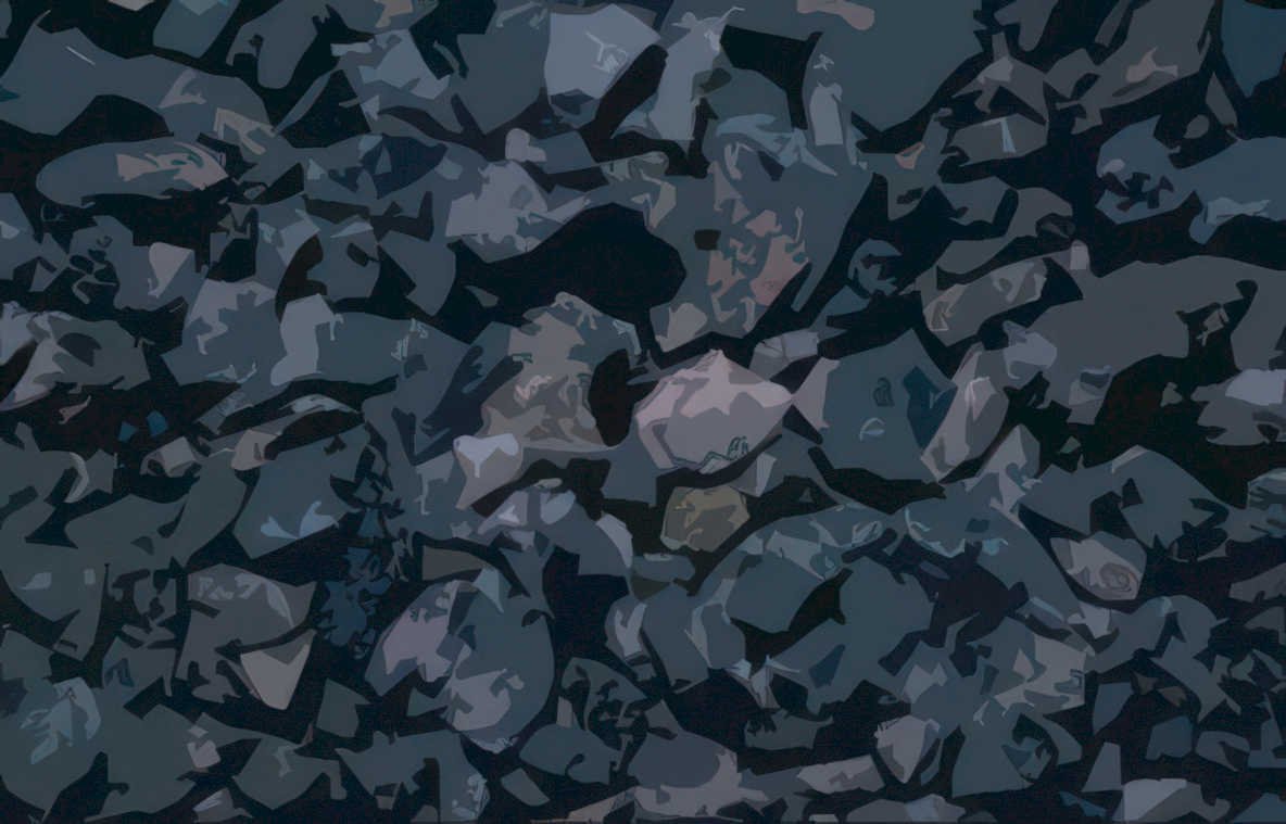 shattered glass teal