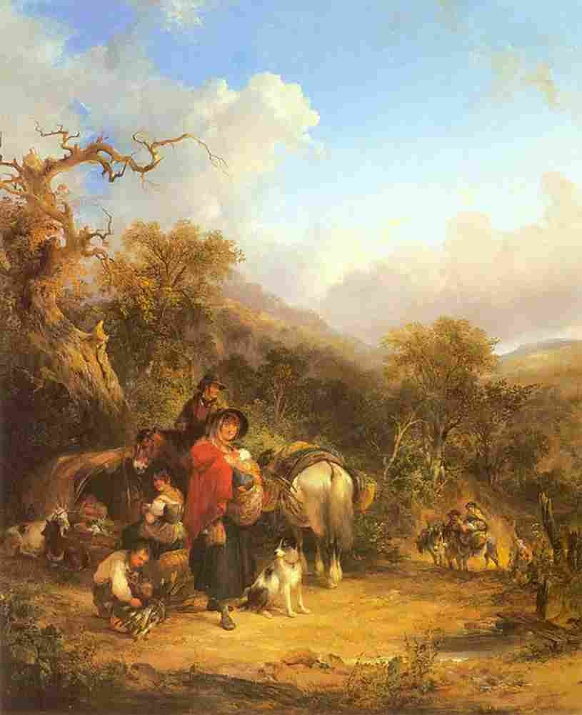 shayer william a rest by the roadside Art A4 Photo Print