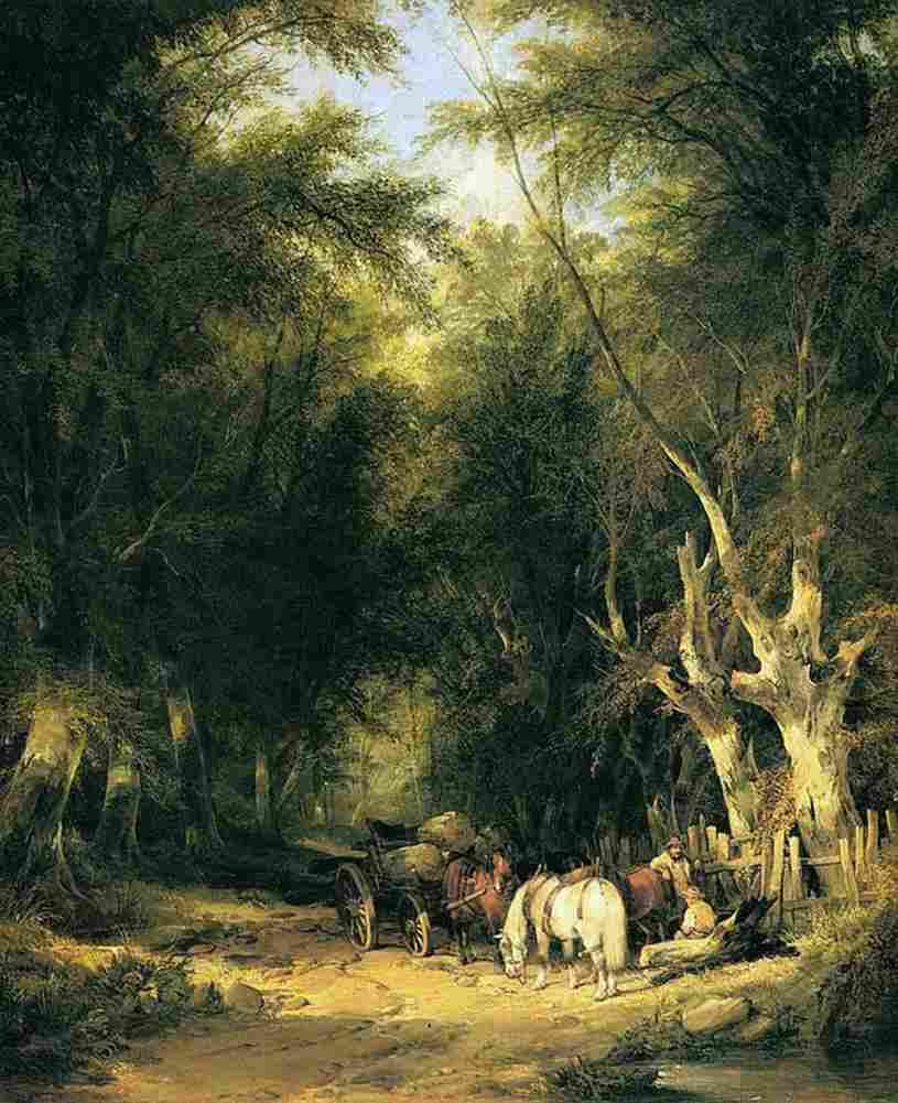 shayer william in the new forest Art A4 Photo Print