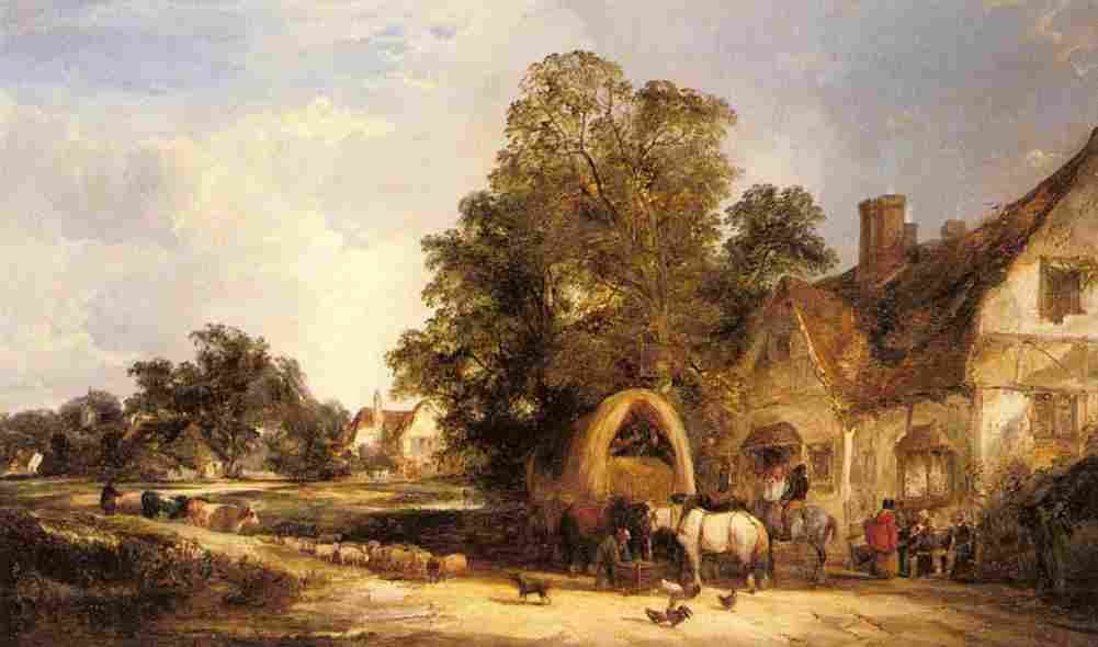 shayer william the half way house thatcham Art A4 Photo Print
