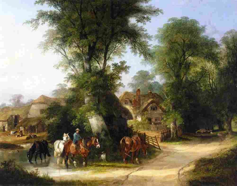 shayer william the watering place Art A4 Photo Print
