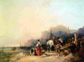 shayer william unloading the catch near benchurch isle of wight Art A4 Photo Print