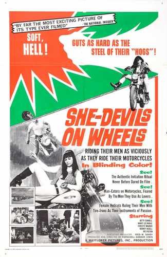 she devils on wheels  01 film star poster A4 Photo Print