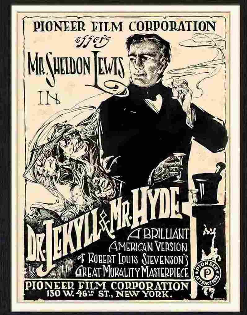 sheldon lewis in dr jekyll and mr hyde Advert A4 Photo Print