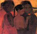 sher Tribal Women Art A4 Photo Print