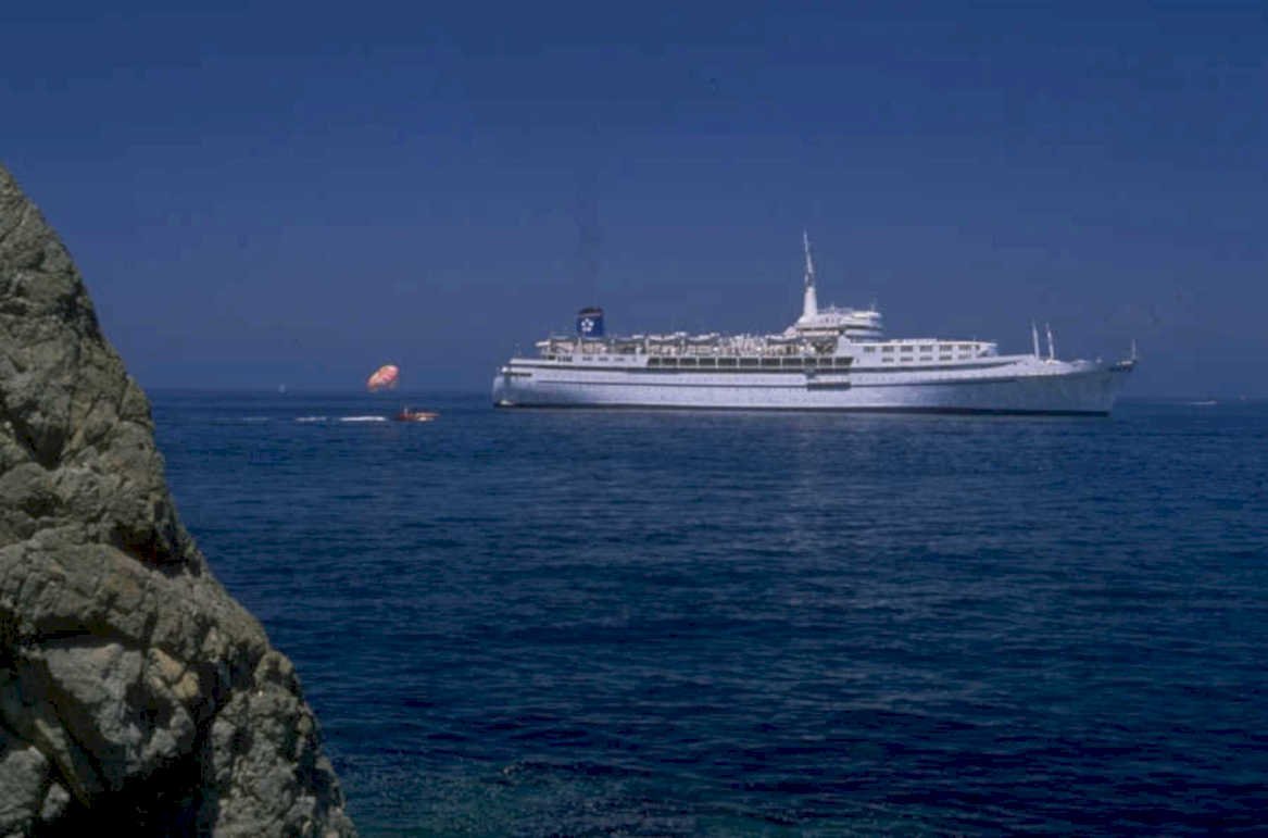 shield cruise ship 1980s 1990s A4 Photo Print