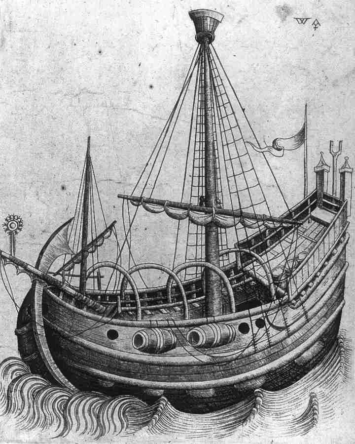 ship Art A4 Photo Print