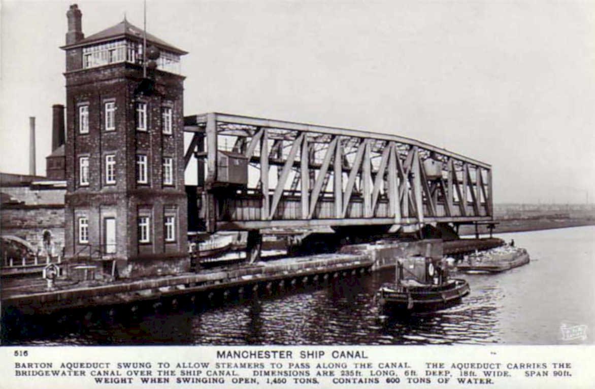ship canal aqueductVintage 1880s 1900s A4 Photo Print