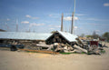 ship logs shed Vintage A4 Photo Print