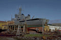 ship underpainting dock 1980s 1990s A4 Photo Print