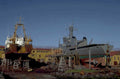 shipyard naval vessel 1980s 1990s A4 Photo Print