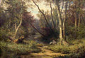 shishkin landscape with herons Art A4 Photo Print
