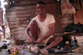 shoe repair workshop1980s 1990s A4 Photo Print