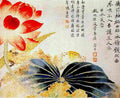 shouping Lotus Flower Breaking the Surface Art A4 Photo Print