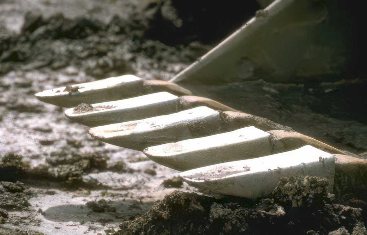 shovel bucket excavation Vintage A4 Photo Print
