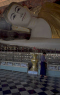 shwedagon buddha statue 1980s 1990s A4 Photo Print