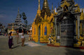 shwedagon temple yangon 1980s 1990s A4 Photo Print