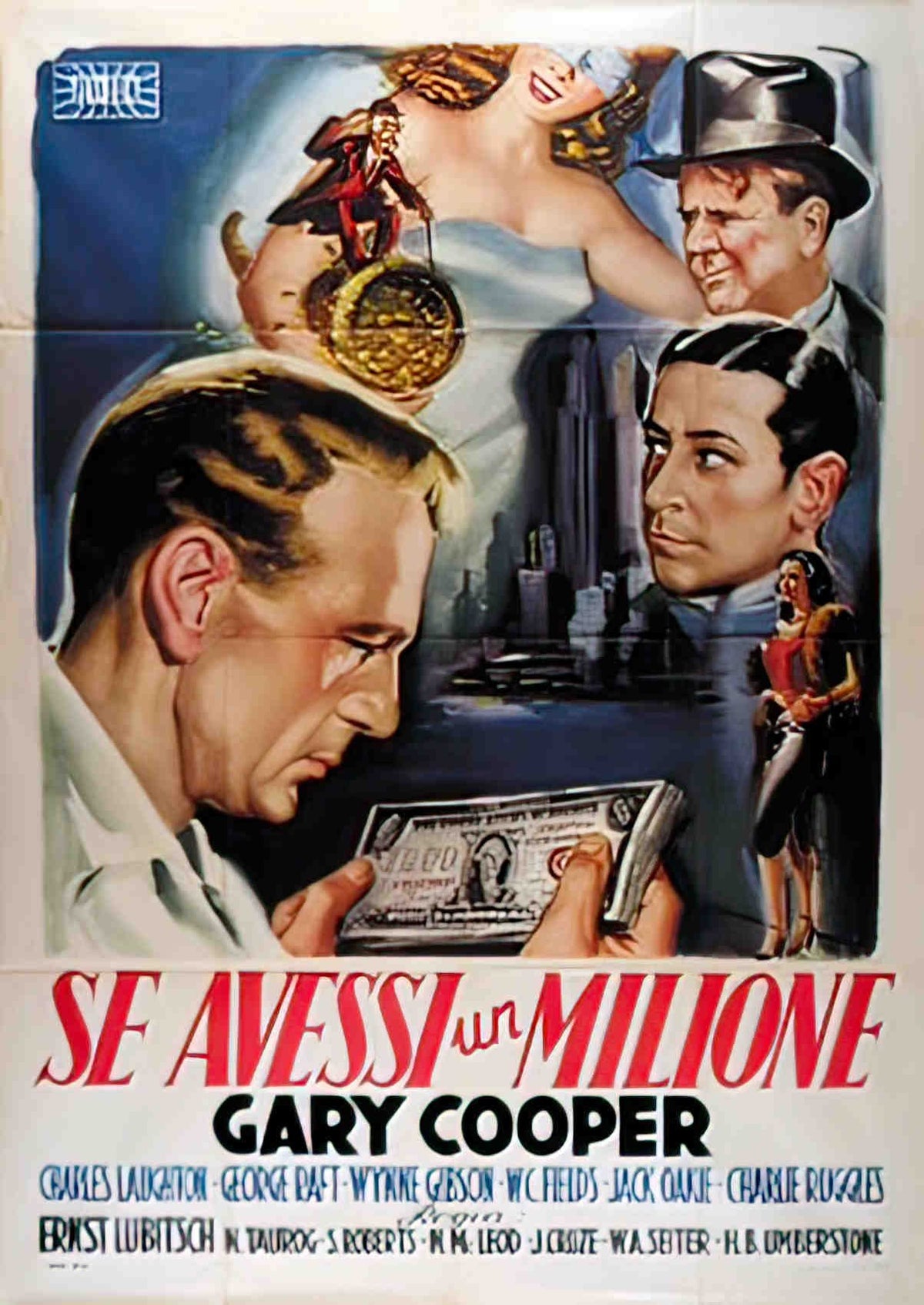 si j avais un million ital 4F Advert A4 Photo Print