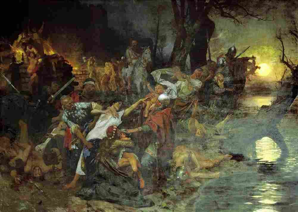 siem Funeral Feast of Russians Art A4 Photo Print