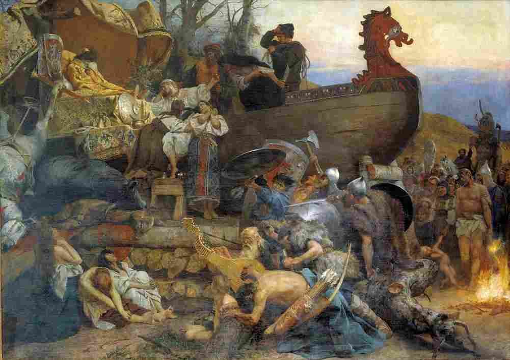 siem Funeral of Russian Noble Art A4 Photo Print