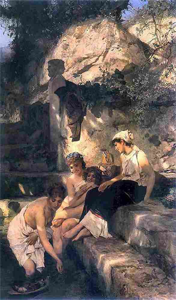 siem Roman Idyll Art A4 Photo Print