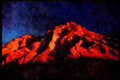 sierra Nevada Mountains 397004 Near Bishop Pass A4 Limited Edition Watercolour Print