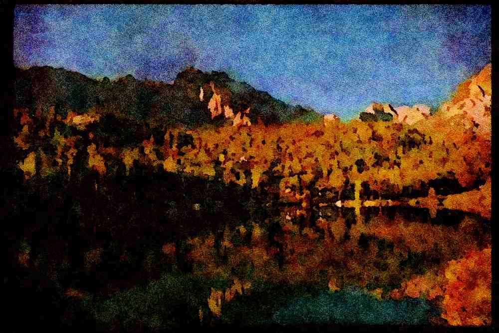sierra Nevada Mountains 397005 Reflections, Kearsarge Lakes A4 Limited Edition Watercolour Print