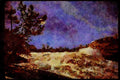 sierra Nevada Mountains 397013 Evolution Falls A4 Limited Edition Watercolour Print