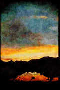 sierra Nevada Mountains 397021 Palisade Basin A4 Limited Edition Watercolour Print