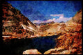 sierra Nevada Mountains 397024 Upper Rae Lake A4 Limited Edition Watercolour Print