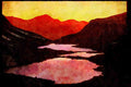 sierra Nevada Mountains 397040 Darwin Canyon, Looking Towards Evolution Valley A4 Limited Edition Watercolour Print