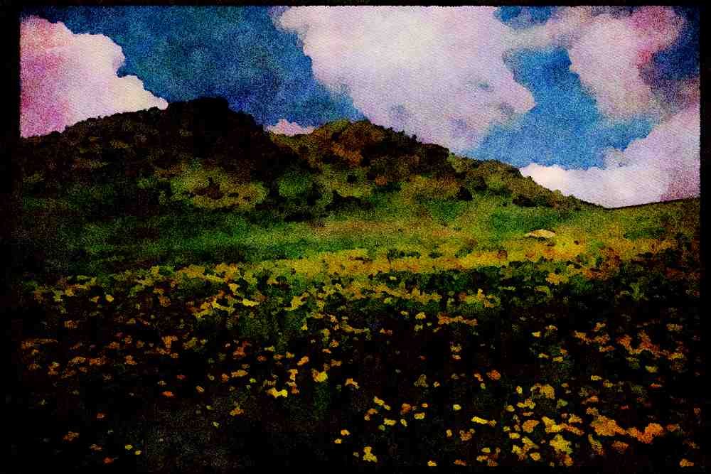sierra Nevada Mountains 397041 Near Sonora Pass A4 Limited Edition Watercolour Print
