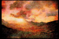 sierra Nevada Mountains 397045 Sunset, Muir Pass A4 Limited Edition Watercolour Print