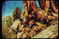 sierra Nevada Mountains 397048 Tree Struck By Lightning Near Piute Pass A4 Limited Edition Watercolour Print