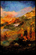 sierra Nevada Mountains 397059 Evolution Lake A4 Limited Edition Watercolour Print