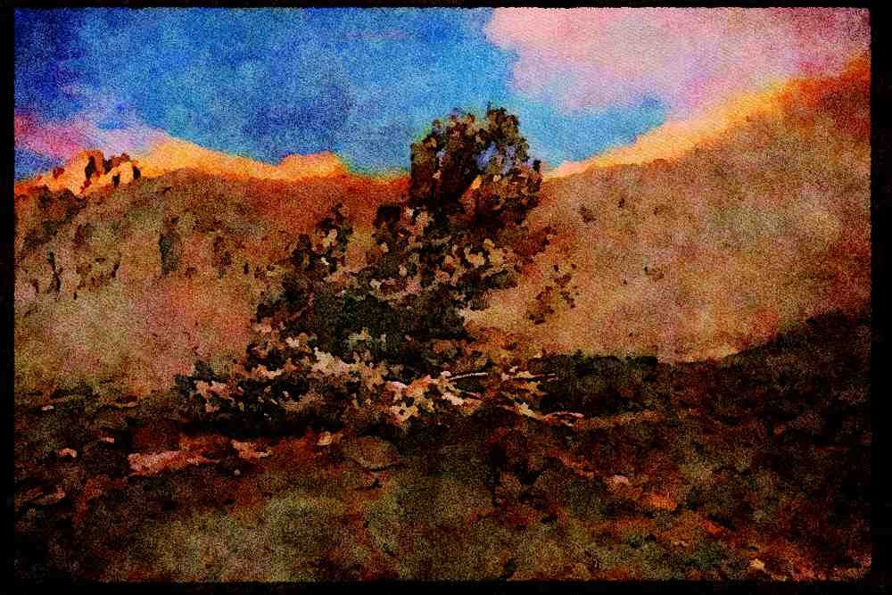 sierra Nevada Mountains 397080 Autumn Storm Near Forester Pass A4 Limited Edition Watercolour Print