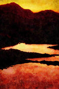 sierra Nevada Mountains 397084 Darwin Lakes A4 Limited Edition Watercolour Print