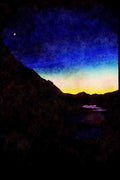 sierra Nevada Mountains 397085 Darwin Canyon And Mt. Mendel A4 Limited Edition Watercolour Print