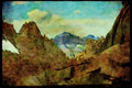 sierra Nevada Mountains 397088 Near Mt. Sill A4 Limited Edition Watercolour Print