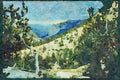 sierra Nevada Mountains 397089 View Towards Enchanted Gorge A4 Limited Edition Watercolour Print