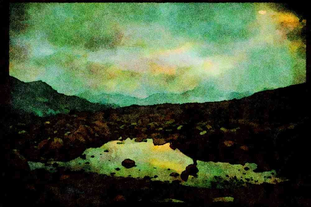 sierra Nevada Mountains 397092 Palisade Basin A4 Limited Edition Watercolour Print