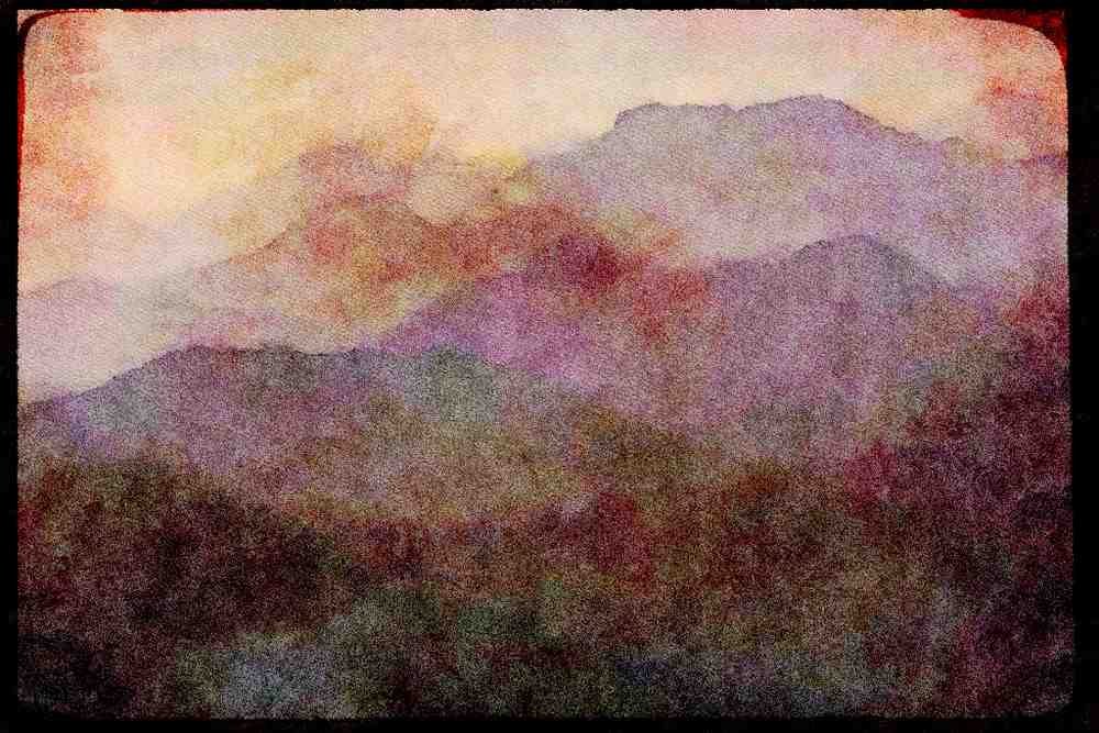 sierra Nevada Mountains 397095 Southern Sierra A4 Limited Edition Watercolour Print