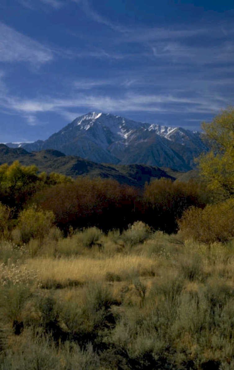 sierra autumn landscape 1980s 1990s A4 Photo Print