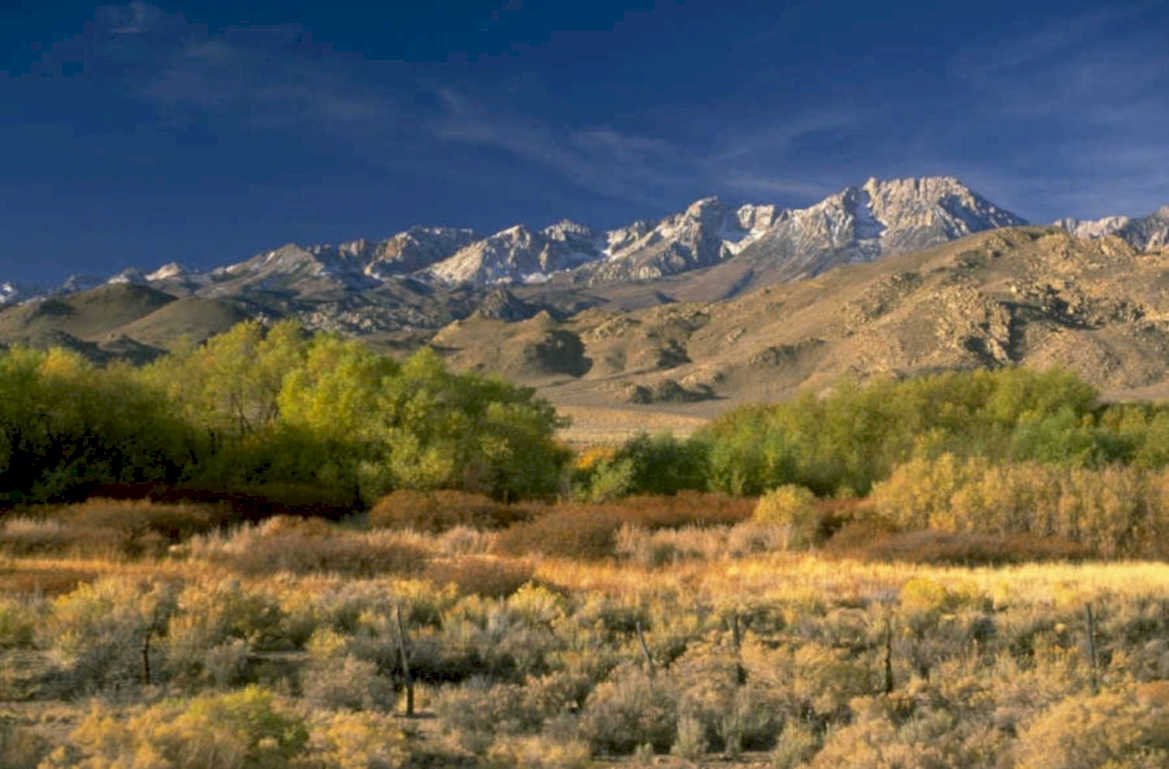 sierra autumn mountains 1980s 1990s A4 Photo Print